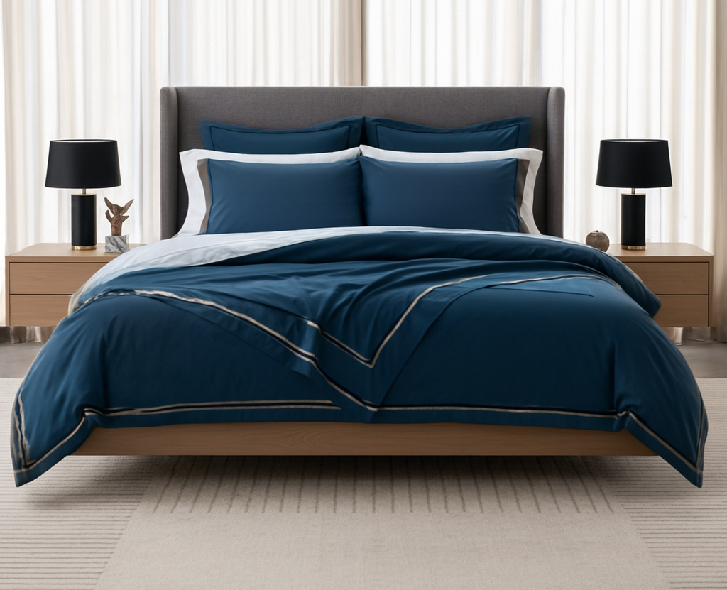 أطقم ملاءات سرير قطنية فاخرة - image 2