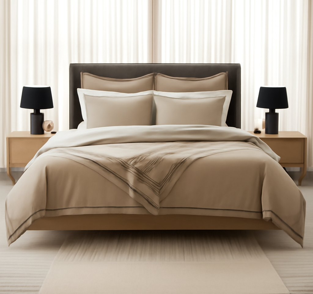 أطقم ملاءات سرير قطنية فاخرة - image 3