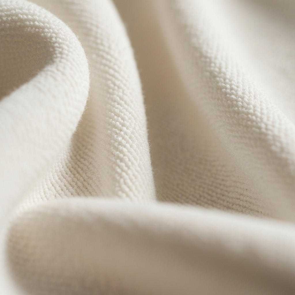 قماش قطن أبيض فاخر